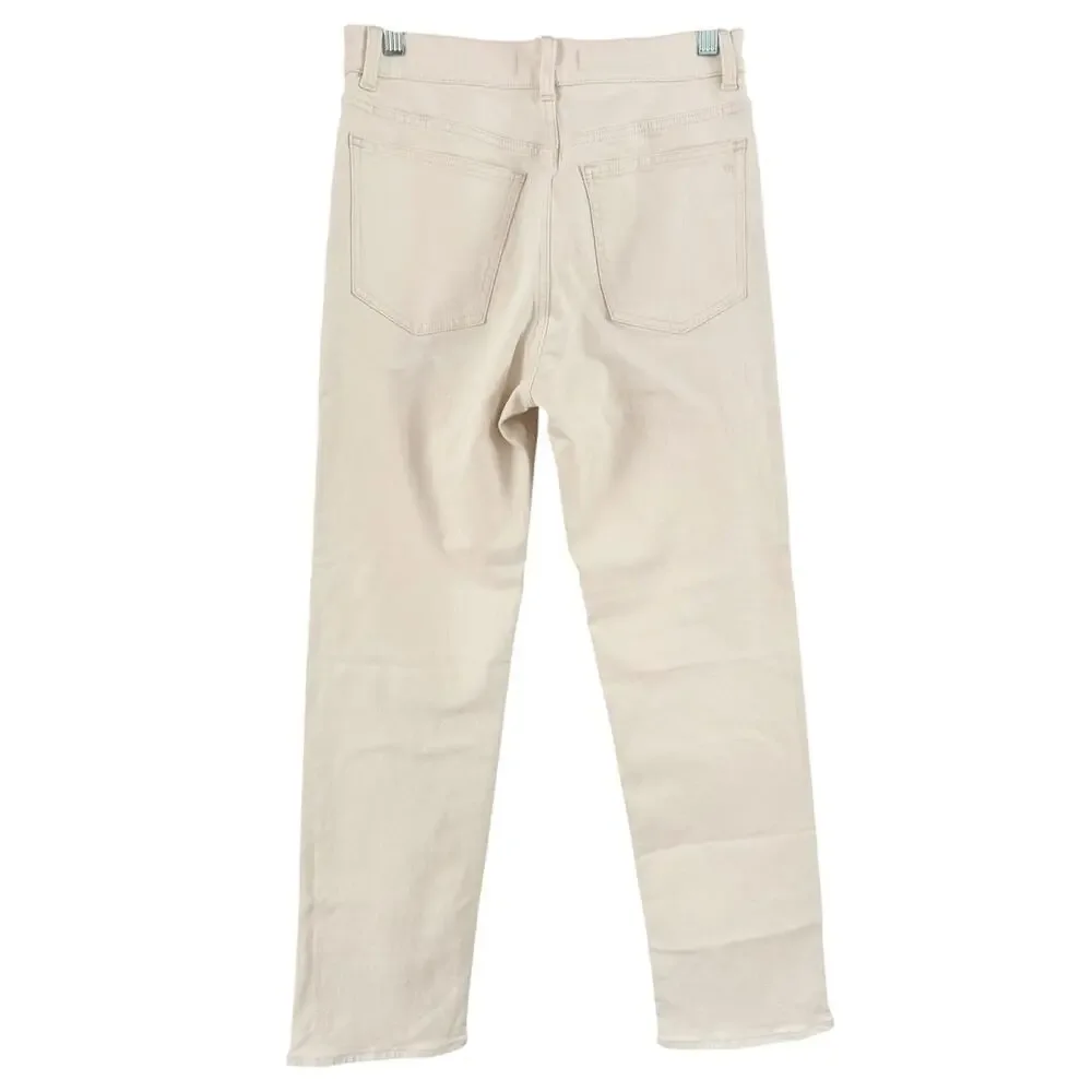 NWD Madewell The Longline Straight Leg Jeans Vintage Canvas Womens 27